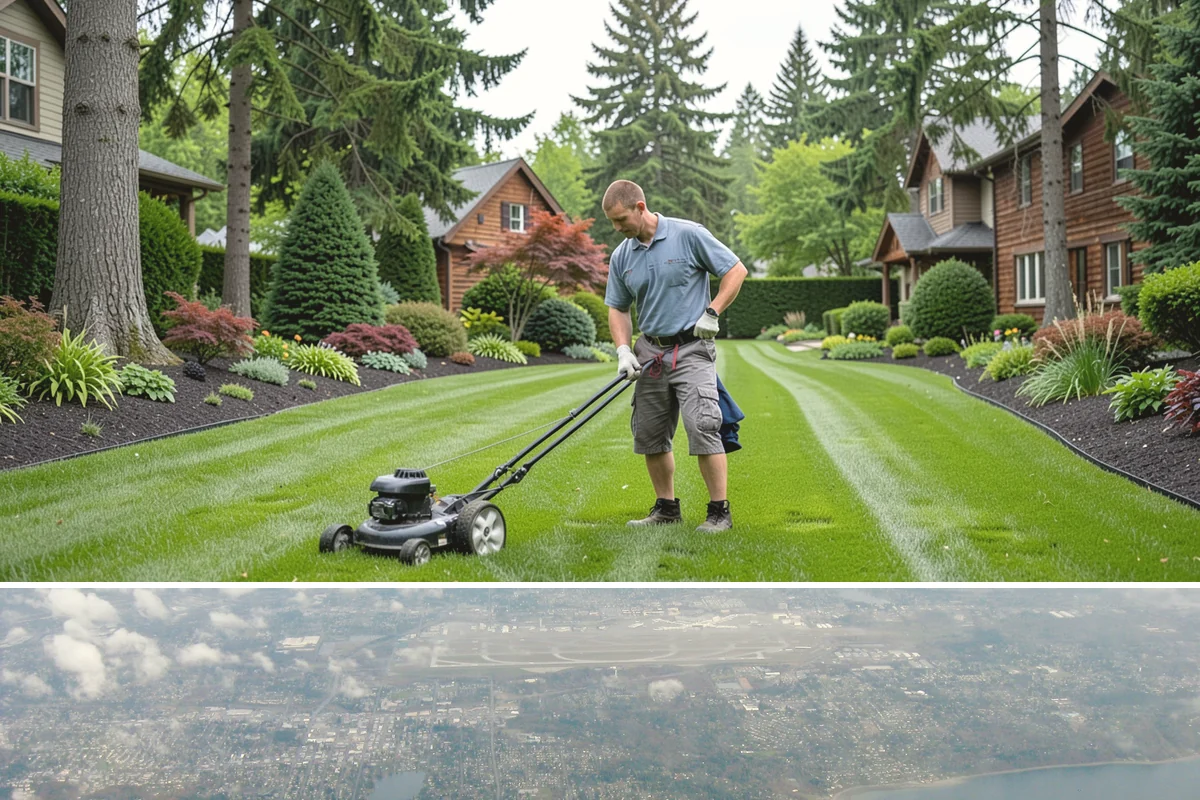 Weekly Lawn Mowing in Burien, King County, WA - Weekly service is busiest from April through September when Western Washington growth peaks, then tapers as autumn rains slow the...