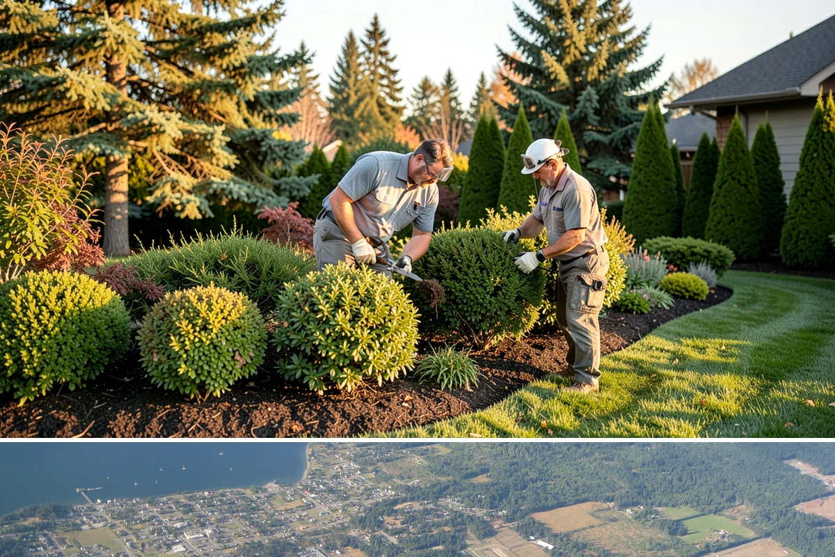Weekly Lawn Mowing in Coupeville, Island County, WA - Weekly service is busiest from April through September when Western Washington growth peaks, then tapers as autumn rains slow the...