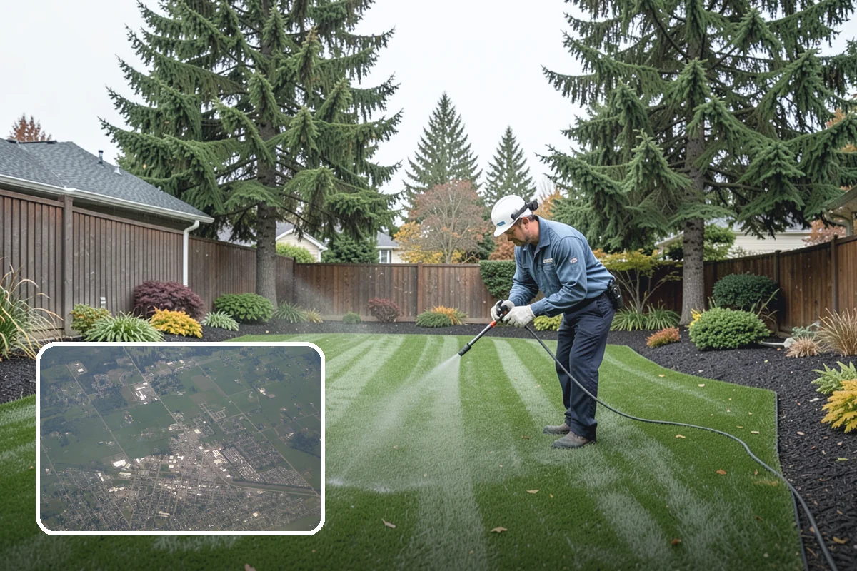 Weekly Lawn Mowing in Enumclaw, King County, WA - Consistent height that shades out moss and weeds