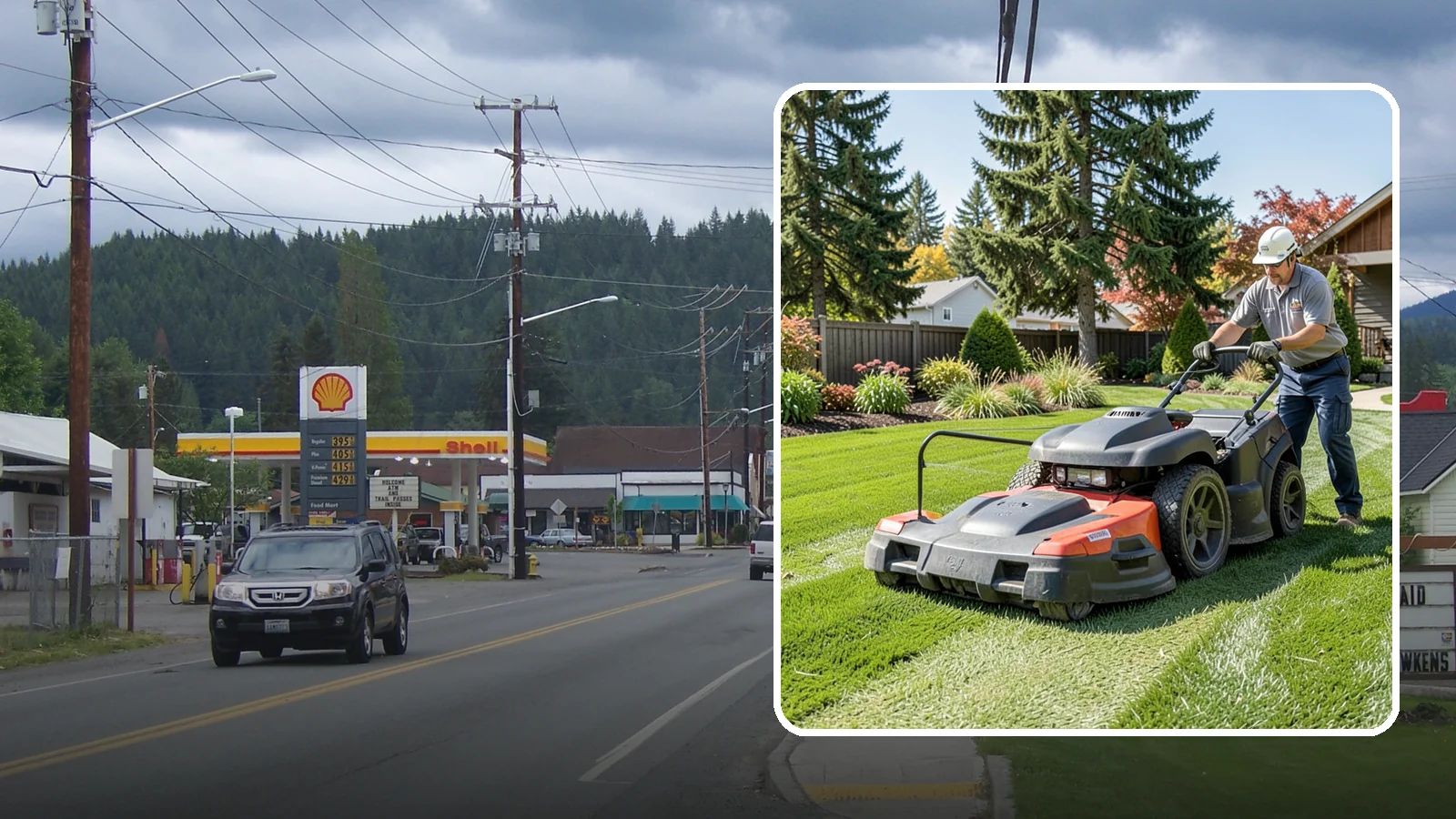 Weekly Lawn Mowing in Granite Falls, Snohomish County, WA - Keep your Puget Sound turf tidy with dependable seven-day mowing that matches our region's fast spring and summer growth.