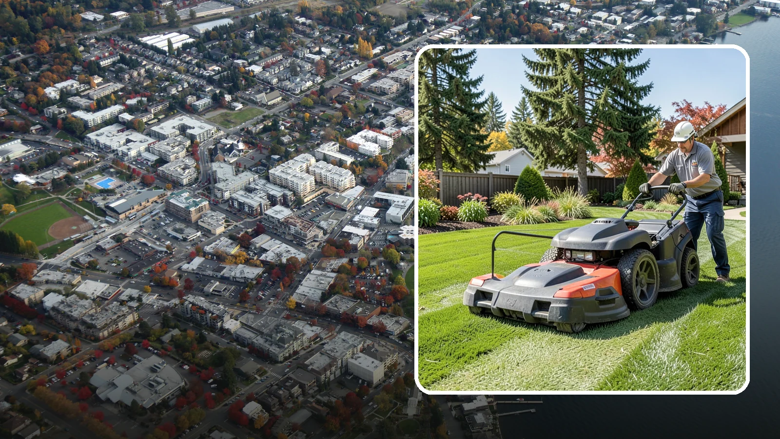Weekly Lawn Mowing in Kirkland, King County, WA - Keep your Puget Sound turf tidy with dependable seven-day mowing that matches our region's fast spring and summer growth.