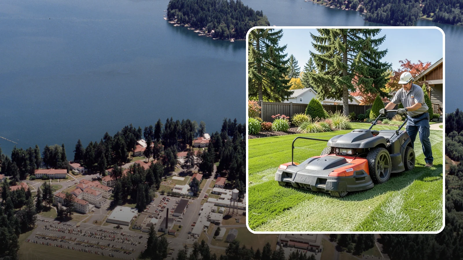 Weekly Lawn Mowing in Lakewood, Pierce County, WA - Keep your Puget Sound turf tidy with dependable seven-day mowing that matches our region's fast spring and summer growth.