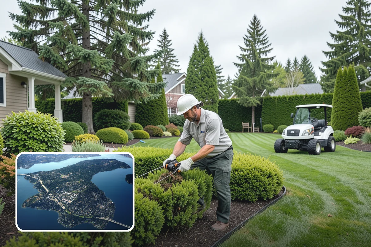 Weekly Lawn Mowing in Mercer Island, King County, WA - Consistent height that shades out moss and weeds