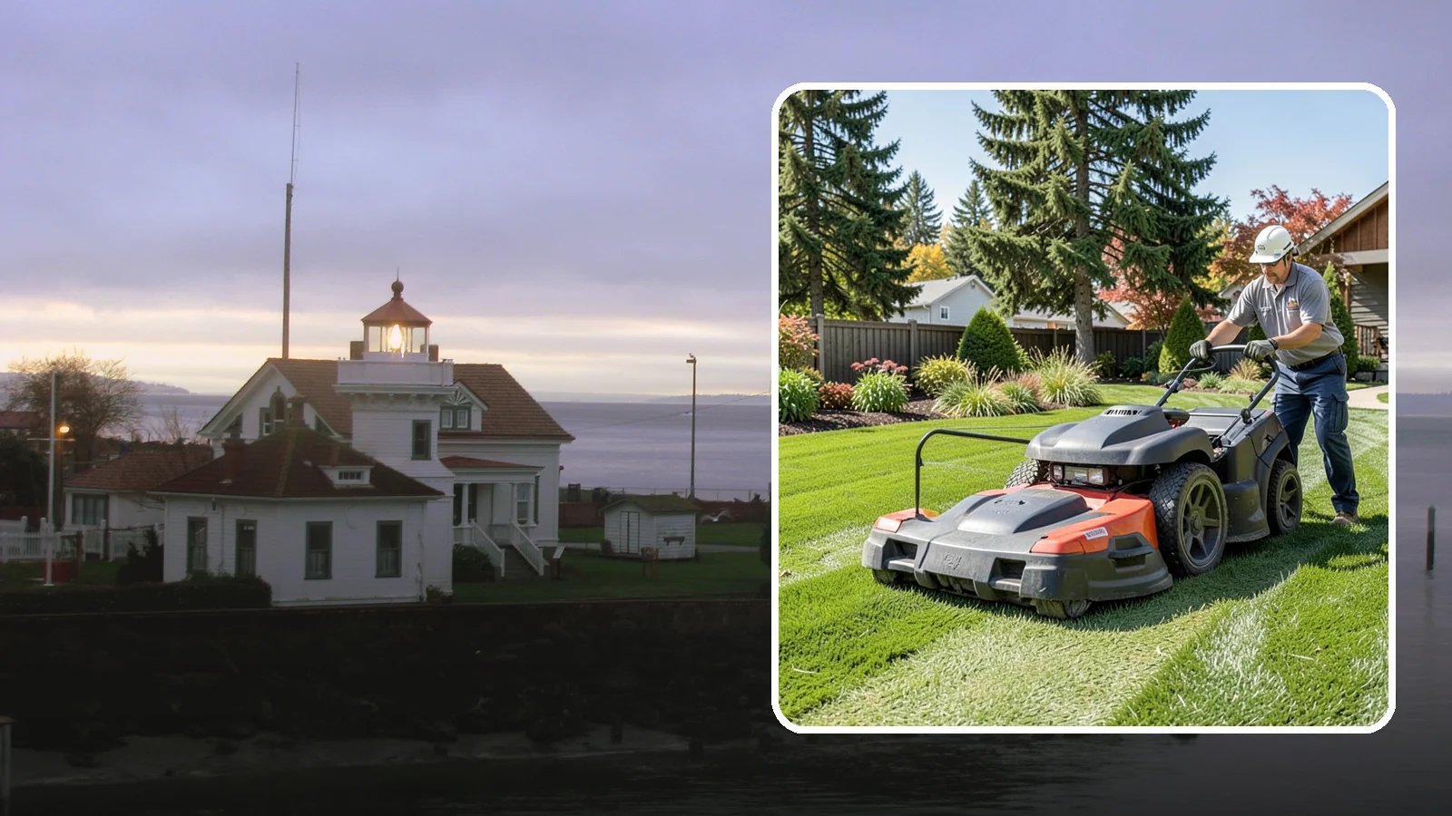 Weekly Lawn Mowing in Mukilteo, Snohomish County, WA - Keep your Puget Sound turf tidy with dependable seven-day mowing that matches our region's fast spring and summer growth.