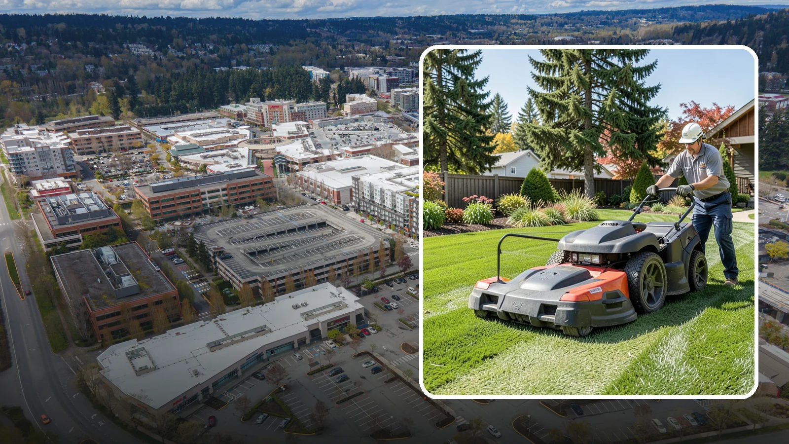 Weekly Lawn Mowing in Redmond, King County, WA - Keep your Puget Sound turf tidy with dependable seven-day mowing that matches our region's fast spring and summer growth.