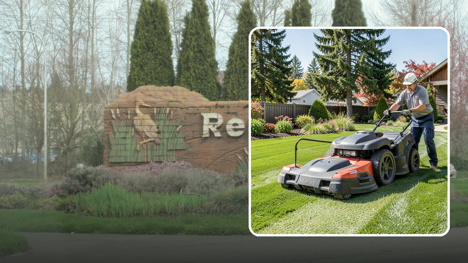 Weekly Lawn Mowing in Renton, King County, WA - Keep your Puget Sound turf tidy with dependable seven-day mowing that matches our region's fast spring and summer growth.