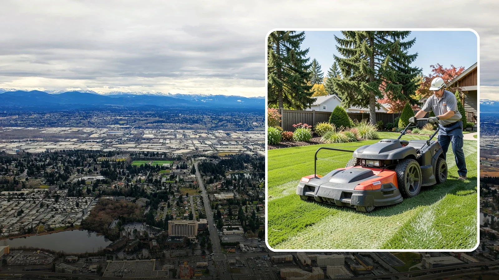 Weekly Lawn Mowing in SeaTac, King County, WA - Keep your Puget Sound turf tidy with dependable seven-day mowing that matches our region's fast spring and summer growth.