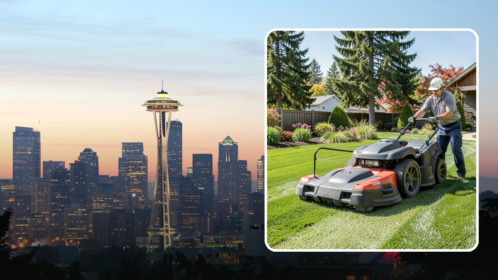 Weekly Lawn Mowing in Seattle, King County, WA - Keep your Puget Sound turf tidy with dependable seven-day mowing that matches our region's fast spring and summer growth.
