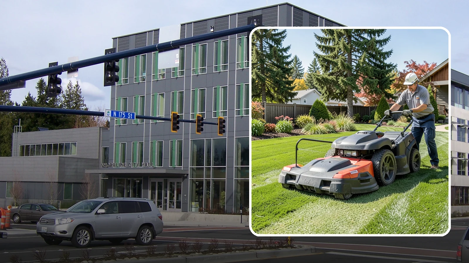 Weekly Lawn Mowing in Shoreline, King County, WA - Keep your Puget Sound turf tidy with dependable seven-day mowing that matches our region's fast spring and summer growth.