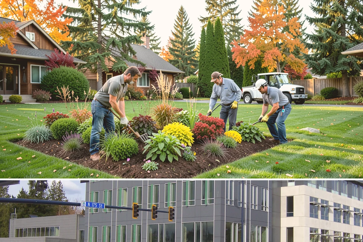 Weekly Lawn Mowing in Shoreline, King County, WA - Weekly service is busiest from April through September when Western Washington growth peaks, then tapers as autumn rains slow the...