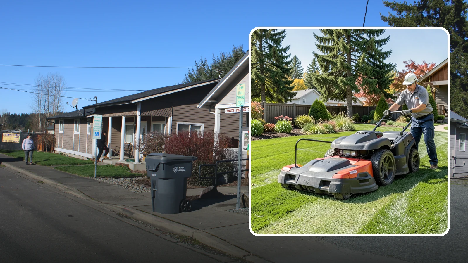 Weekly Lawn Mowing in South Prairie, Pierce County, WA - Keep your Puget Sound turf tidy with dependable seven-day mowing that matches our region's fast spring and summer growth.