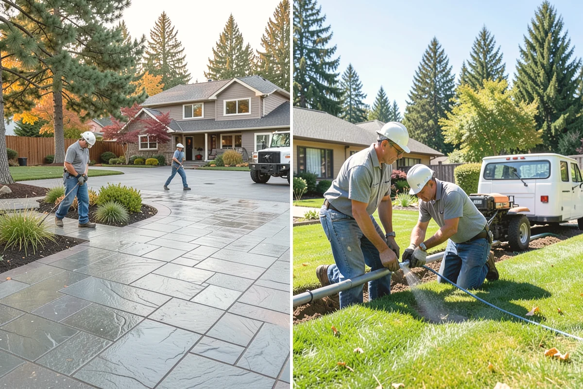 White Decorative Rock Installation in Anacortes, Skagit County, WA - Grade the bed and establish clean, defined edges