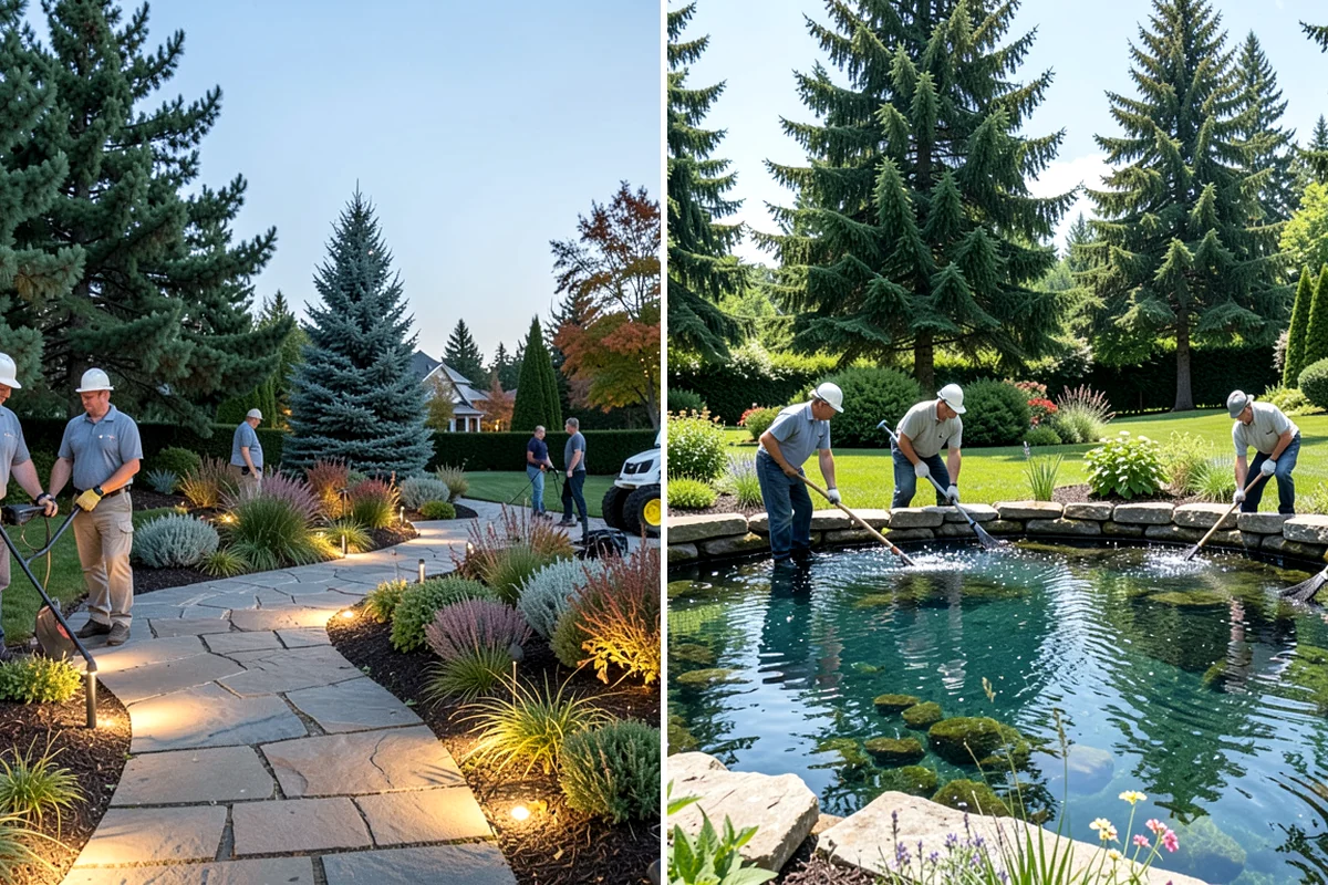 White Decorative Rock Installation in Arlington, Snohomish County, WA - Grade the bed and establish clean, defined edges