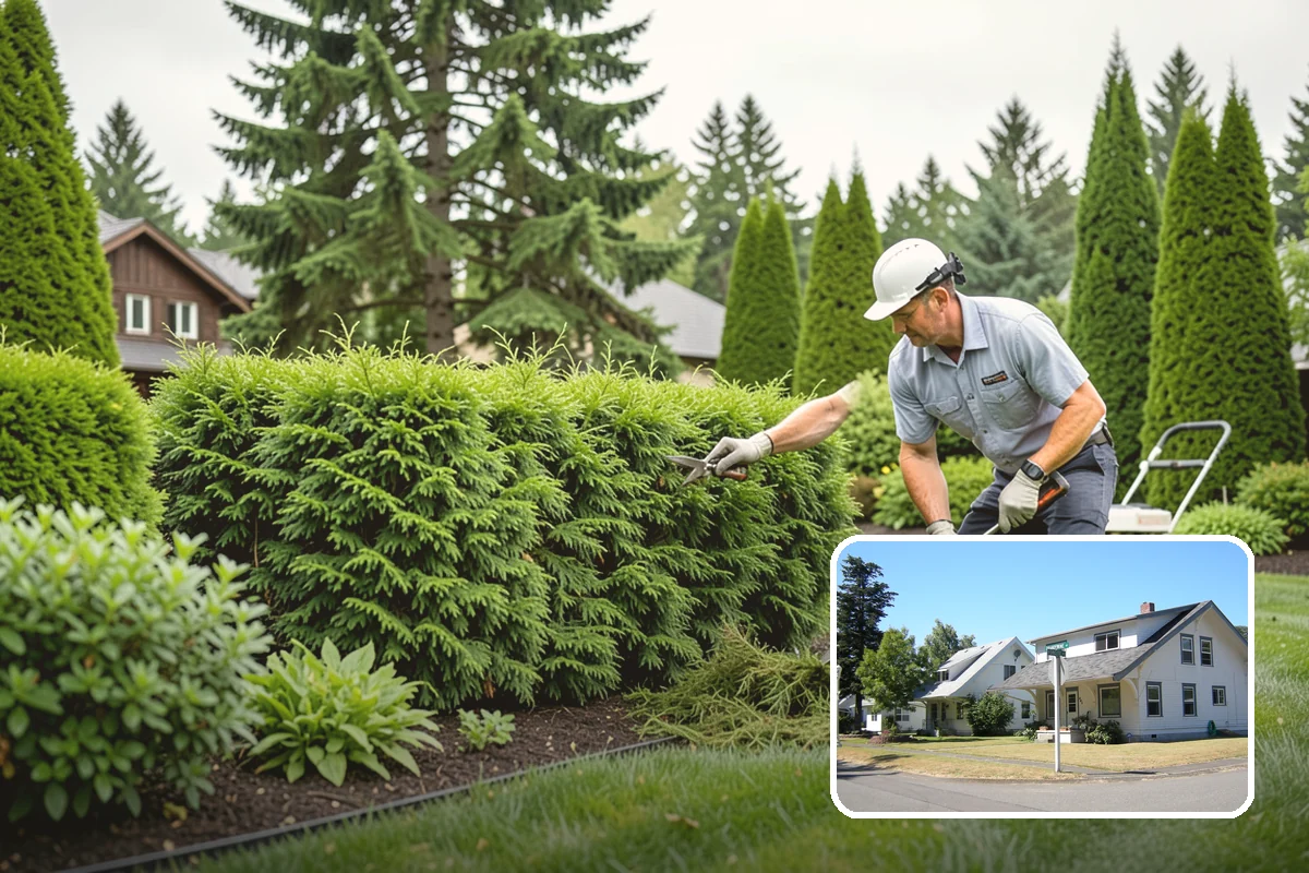 White Decorative Rock Installation in DuPont, Pierce County, WA - Reflects light to brighten shaded, north-facing beds