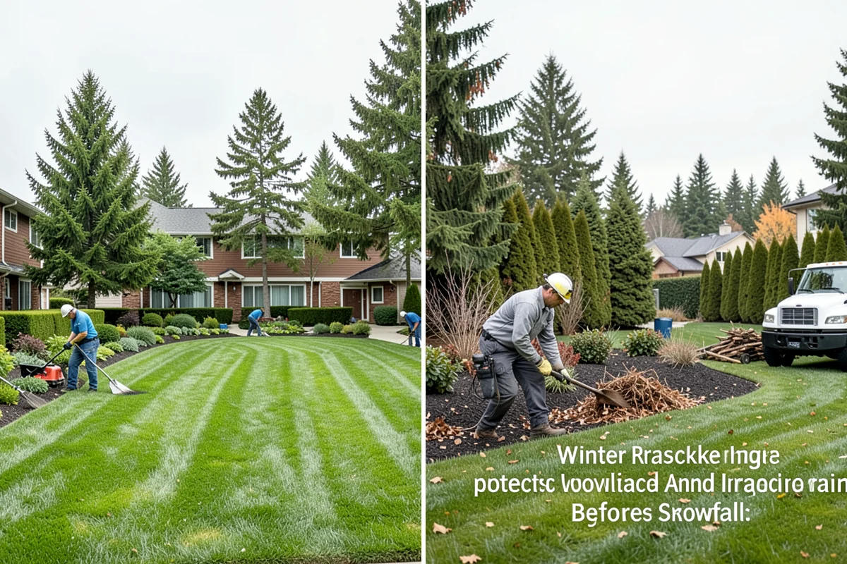 White Decorative Rock Installation in Federal Way, King County, WA - Grade the bed and establish clean, defined edges
