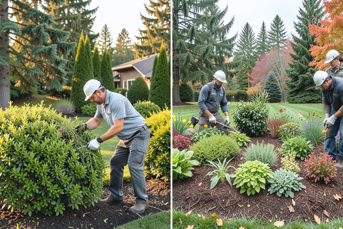 White Decorative Rock Installation in Gold Bar, Snohomish County, WA - Grade the bed and establish clean, defined edges