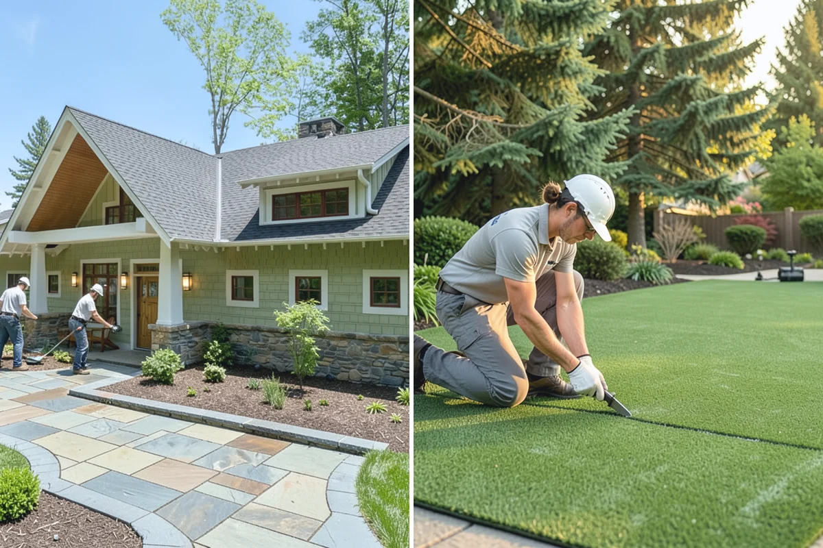 White Decorative Rock Installation in Granite Falls, Snohomish County, WA - Grade the bed and establish clean, defined edges