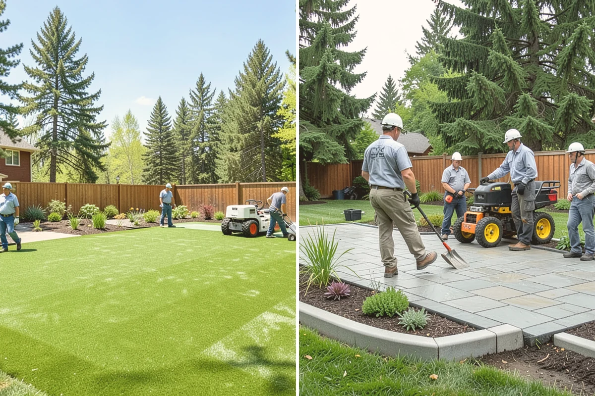 White Decorative Rock Installation in Newcastle, King County, WA - Grade the bed and establish clean, defined edges