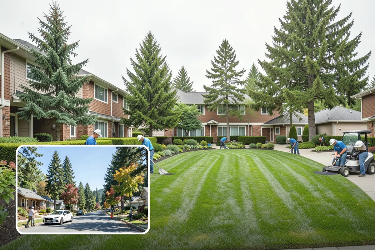 White Decorative Rock Installation in Orting, Pierce County, WA - Reflects light to brighten shaded, north-facing beds