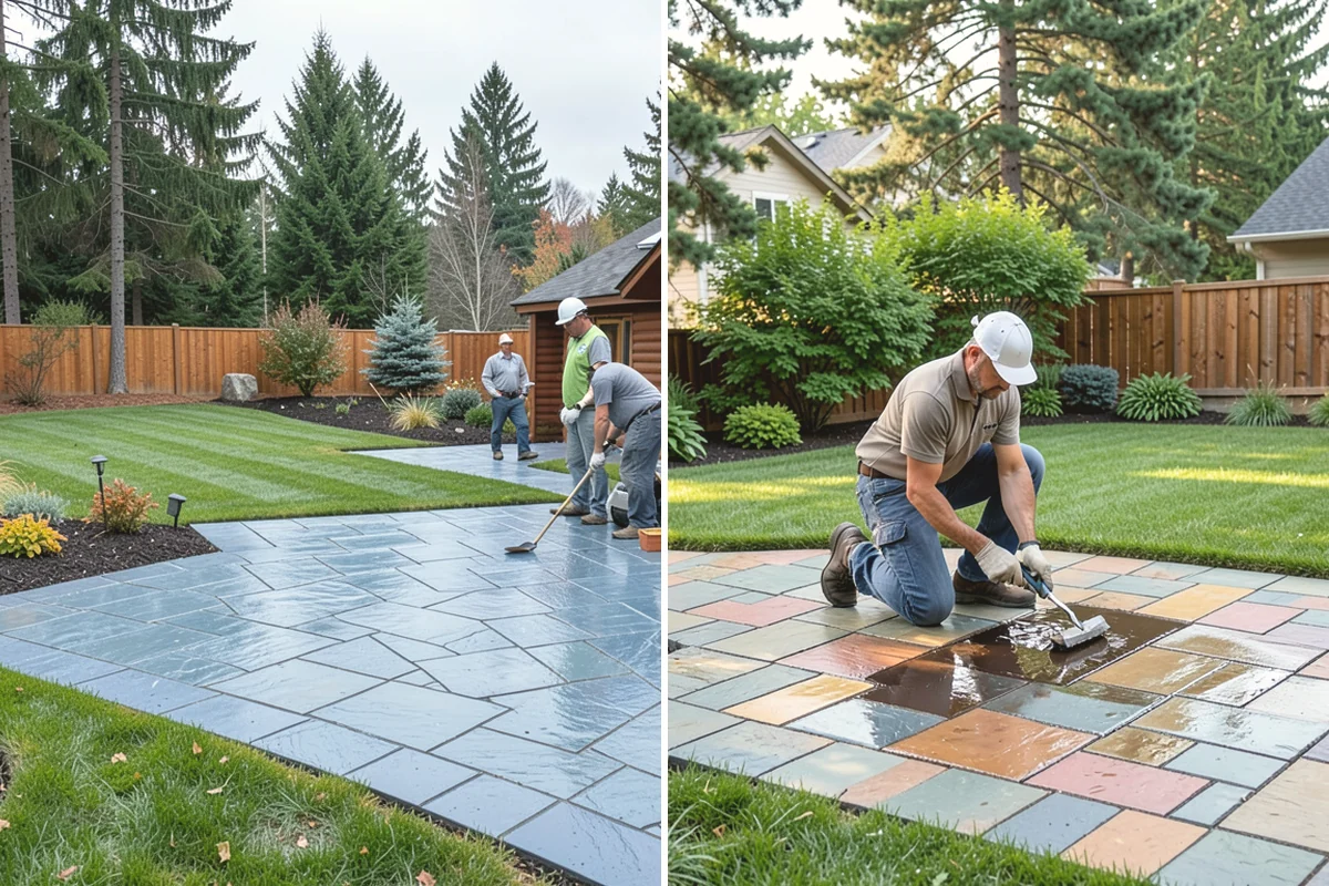 White Decorative Rock Installation in Ruston, Pierce County, WA - Grade the bed and establish clean, defined edges