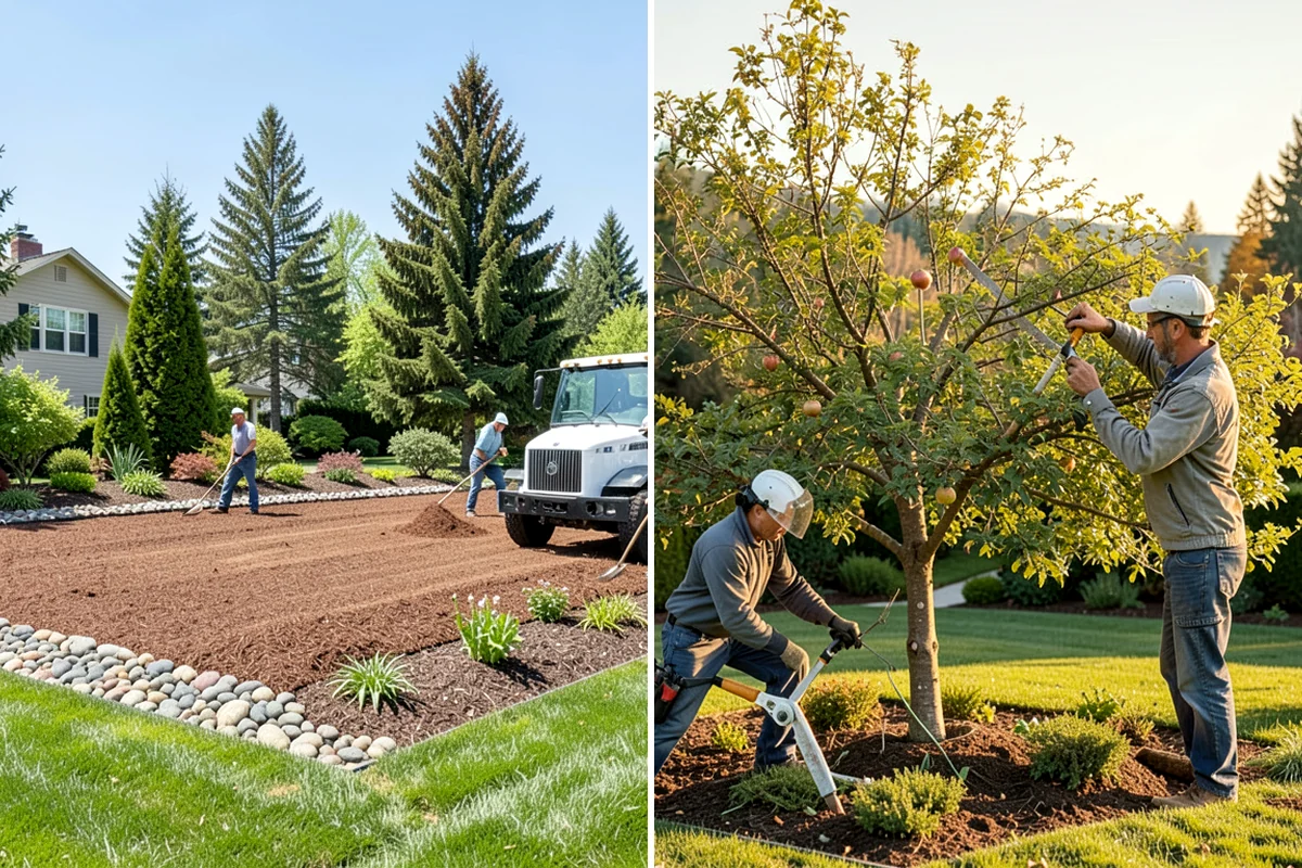 White Decorative Rock Installation in Seattle, King County, WA - Grade the bed and establish clean, defined edges
