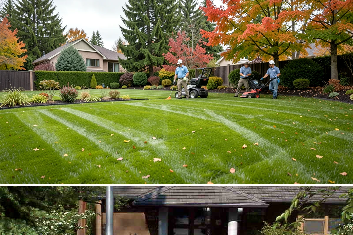 White Decorative Rock Installation in Yarrow Point, King County, WA - White rock can be installed year-round, though placing it in drier months helps keep the light stone clean during the work.