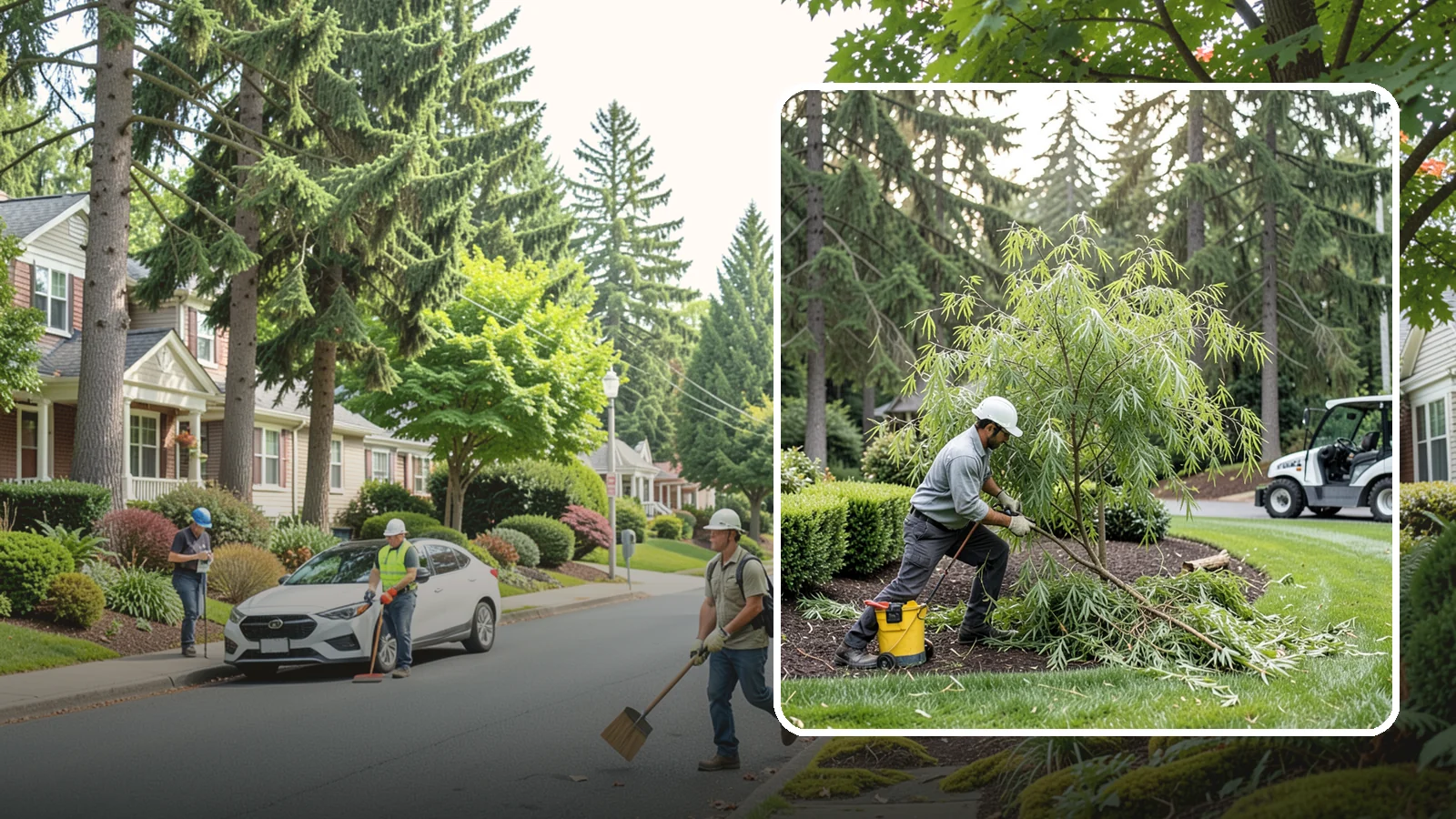 Willow Pruning in Beaux Arts Village, King County, WA - Pruning for fast-growing willows that controls size, removes deadwood, and reduces breakage.