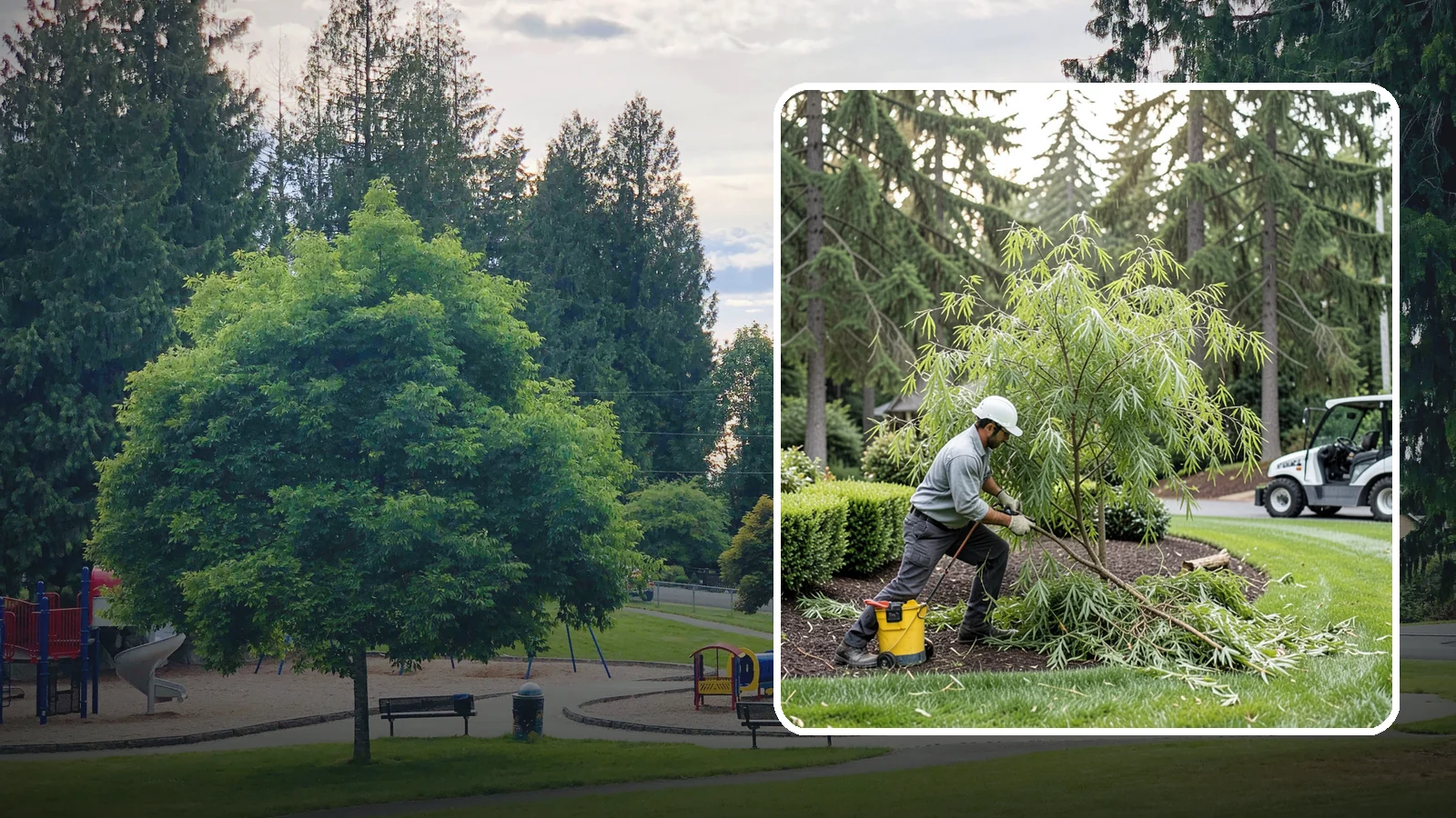 Willow Pruning in Bonney Lake, Pierce County, WA - Pruning for fast-growing willows that controls size, removes deadwood, and reduces breakage.