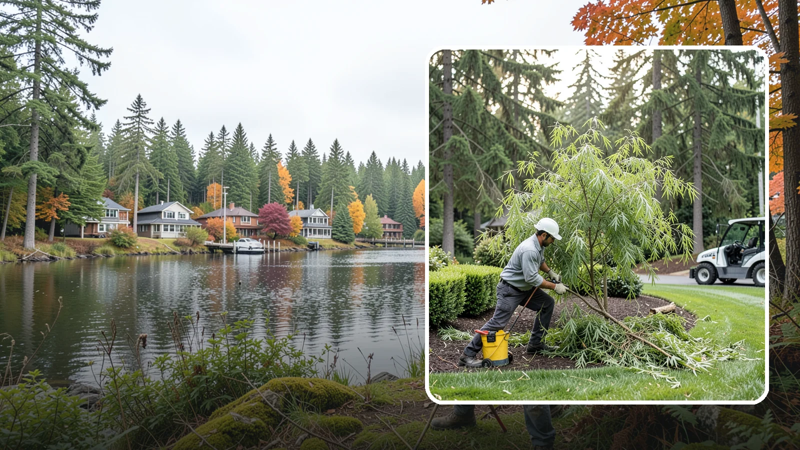 Willow Pruning in La Conner, Skagit County, WA - Pruning for fast-growing willows that controls size, removes deadwood, and reduces breakage.