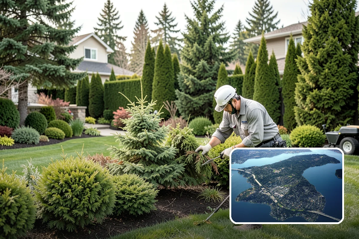 Willow Pruning in Mercer Island, King County, WA - Controls fast, heavy growth