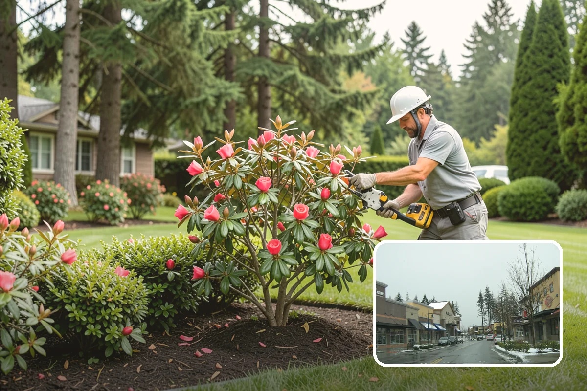 Willow Pruning in Mill Creek, Snohomish County, WA - Controls fast, heavy growth