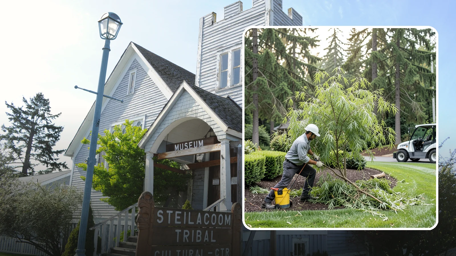 Willow Pruning in Steilacoom, Pierce County, WA - Pruning for fast-growing willows that controls size, removes deadwood, and reduces breakage.