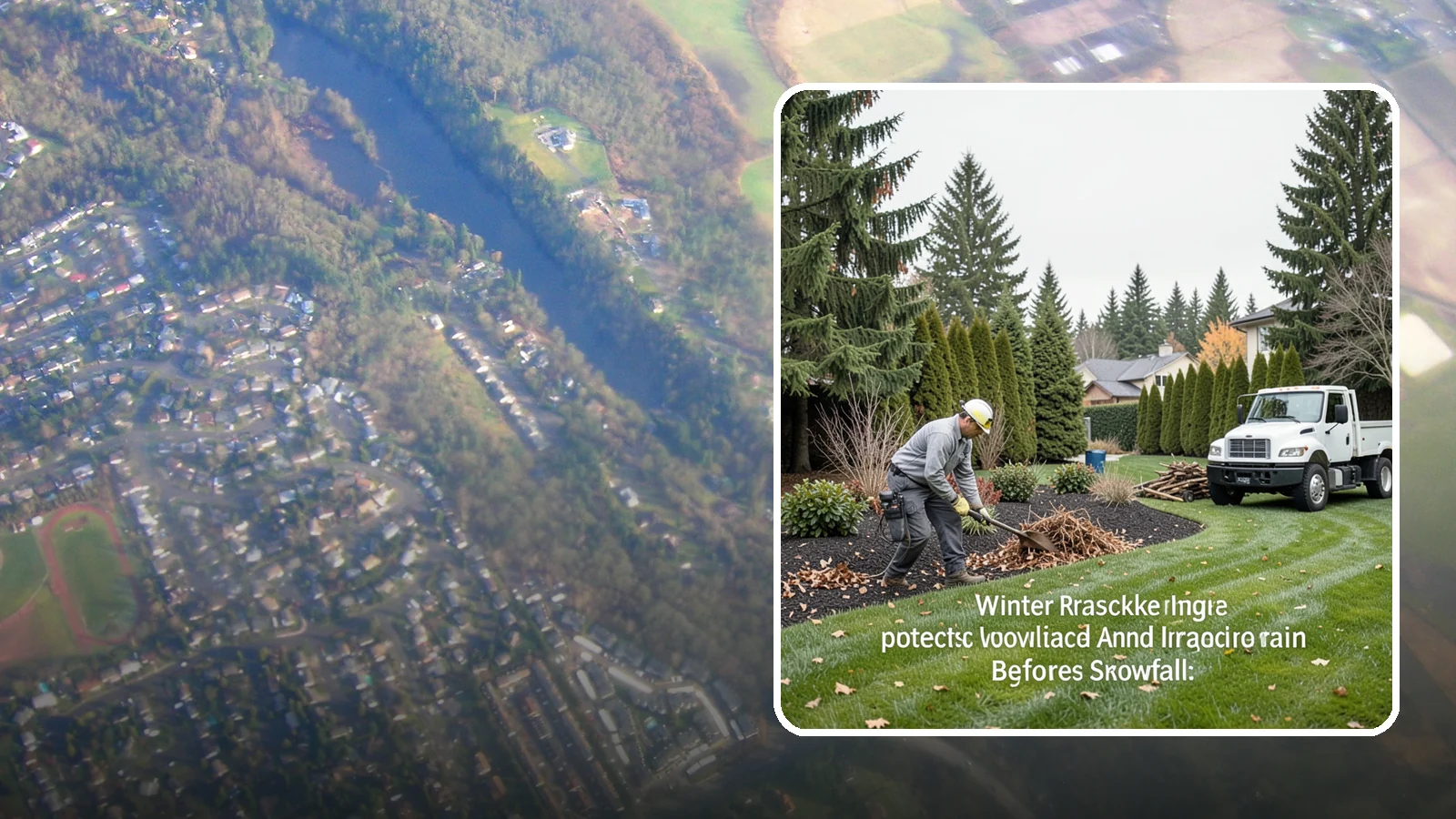 Winter Landscape Protection in Algona, King County, WA - We shield vulnerable plants, hardscapes, and irrigation from the wind, rain, and cold that stress Pacific Northwest landscapes in...