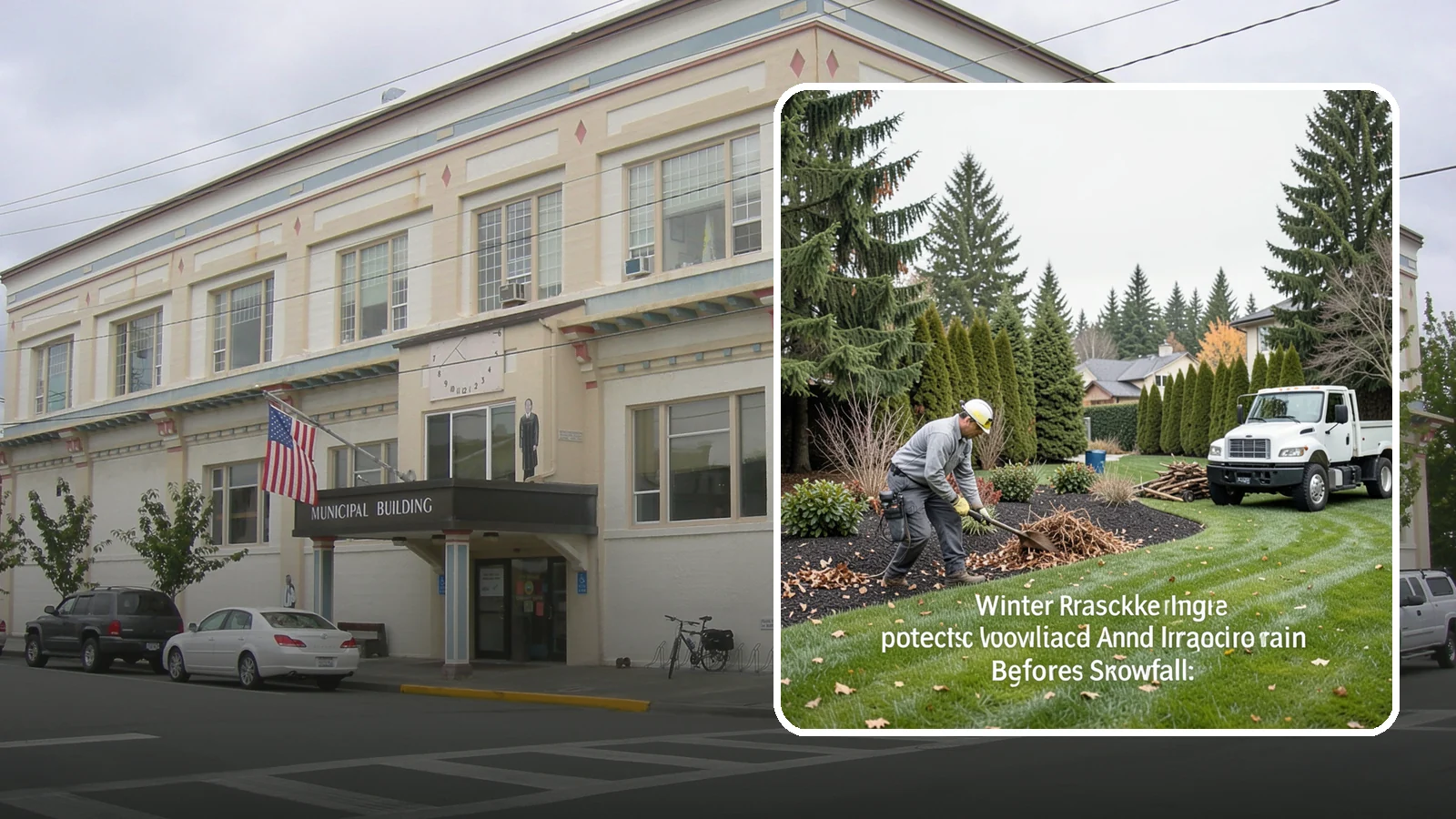 Winter Landscape Protection in Anacortes, Skagit County, WA - We shield vulnerable plants, hardscapes, and irrigation from the wind, rain, and cold that stress Pacific Northwest landscapes in...