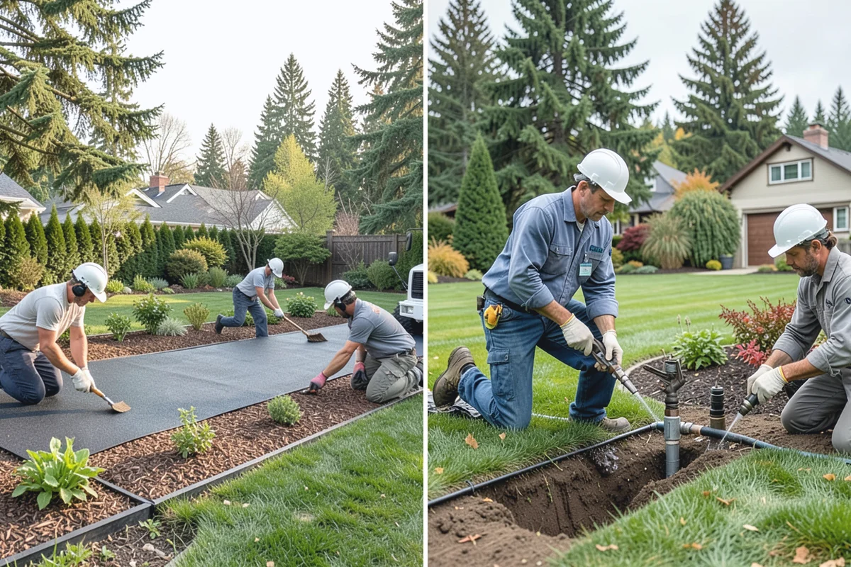 Winter Landscape Protection in Beaux Arts Village, King County, WA - Inspect the property for freeze-sensitive plants and drainage issues