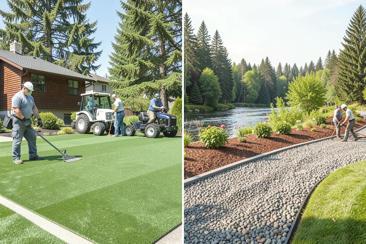 Winter Landscape Protection in Black Diamond, King County, WA - Inspect the property for freeze-sensitive plants and drainage issues