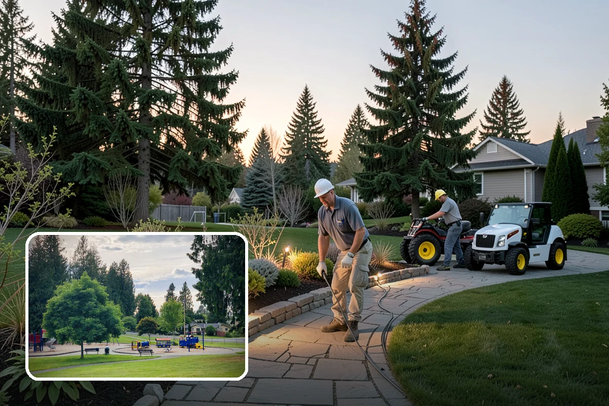 Winter Landscape Protection in Bonney Lake, Pierce County, WA - Protects tender plants from freeze and wind damage