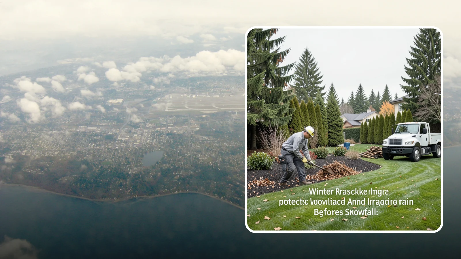 Winter Landscape Protection in Burien, King County, WA - We shield vulnerable plants, hardscapes, and irrigation from the wind, rain, and cold that stress Pacific Northwest landscapes in...