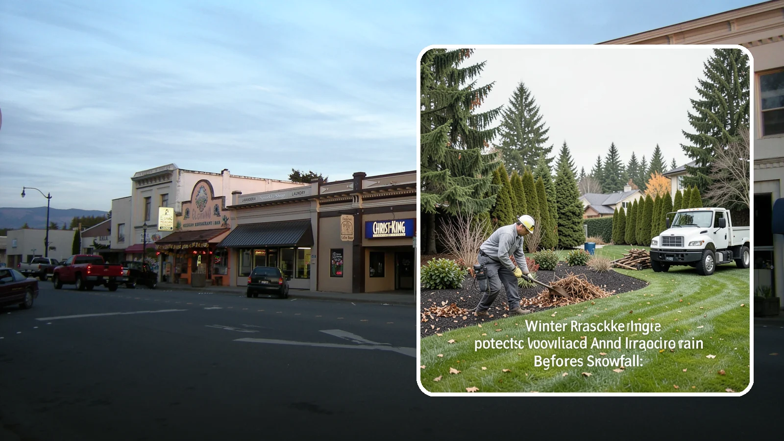 Winter Landscape Protection in Burlington, Skagit County, WA - We shield vulnerable plants, hardscapes, and irrigation from the wind, rain, and cold that stress Pacific Northwest landscapes in...
