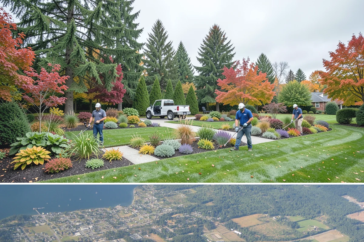 Winter Landscape Protection in Coupeville, Island County, WA - Complete this work in mid to late autumn, before the first hard frost and the arrival of sustained Puget Sound winter rains.