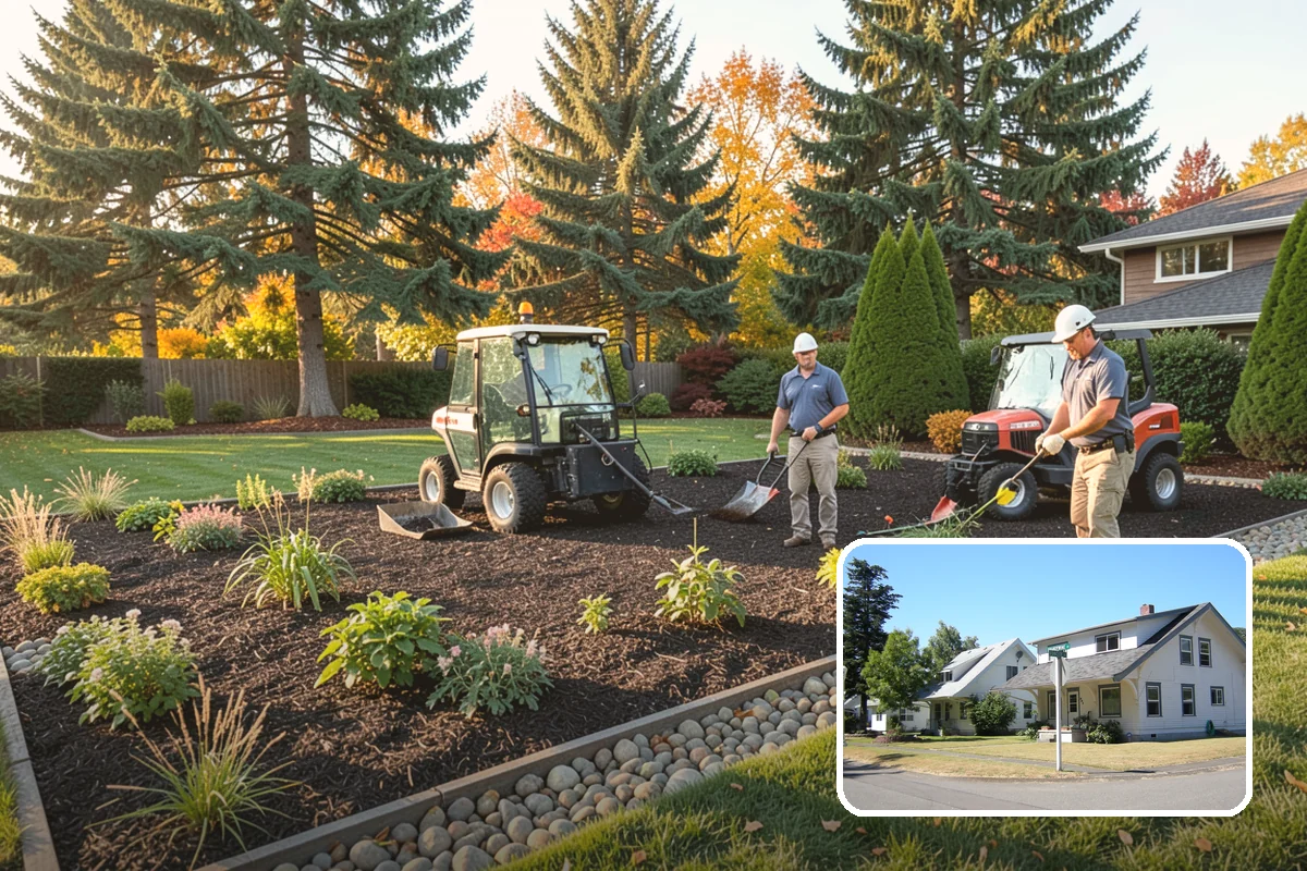 Winter Landscape Protection in DuPont, Pierce County, WA - Protects tender plants from freeze and wind damage