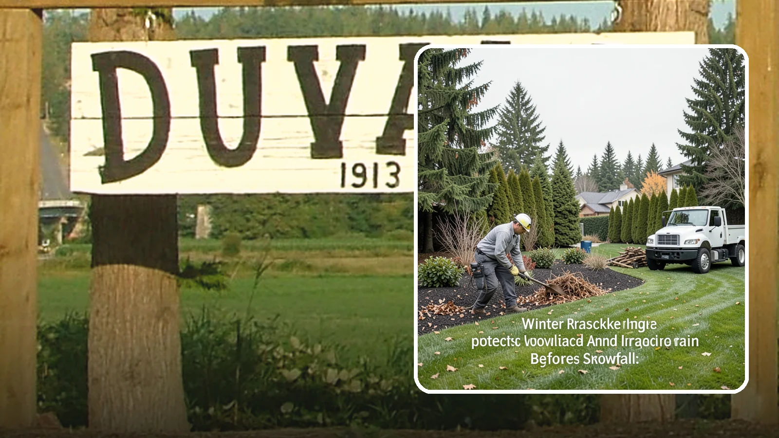 Winter Landscape Protection in Duvall, King County, WA - We shield vulnerable plants, hardscapes, and irrigation from the wind, rain, and cold that stress Pacific Northwest landscapes in...