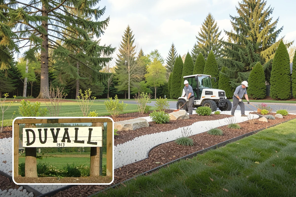Winter Landscape Protection in Duvall, King County, WA - Protects tender plants from freeze and wind damage