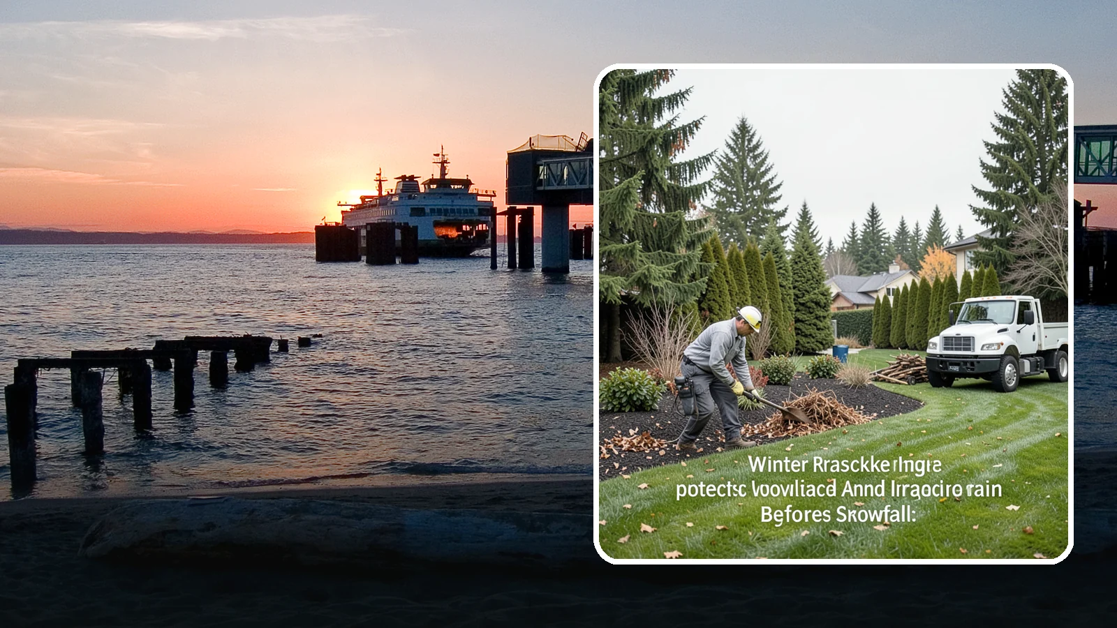 Winter Landscape Protection in Edmonds, Snohomish County, WA - We shield vulnerable plants, hardscapes, and irrigation from the wind, rain, and cold that stress Pacific Northwest landscapes in...