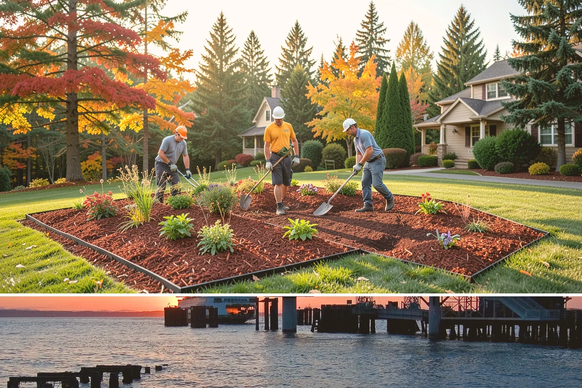 Winter Landscape Protection in Edmonds, Snohomish County, WA - Complete this work in mid to late autumn, before the first hard frost and the arrival of sustained Puget Sound winter rains.