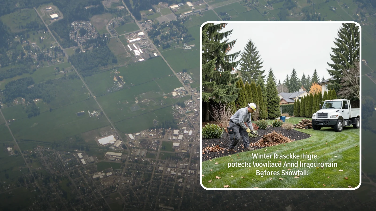 Winter Landscape Protection in Enumclaw, King County, WA - We shield vulnerable plants, hardscapes, and irrigation from the wind, rain, and cold that stress Pacific Northwest landscapes in...