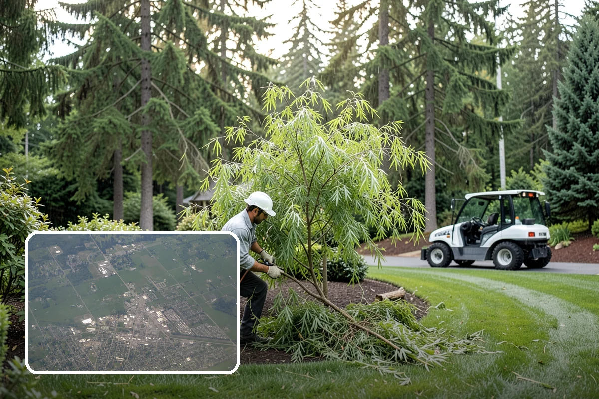 Winter Landscape Protection in Enumclaw, King County, WA - Protects tender plants from freeze and wind damage
