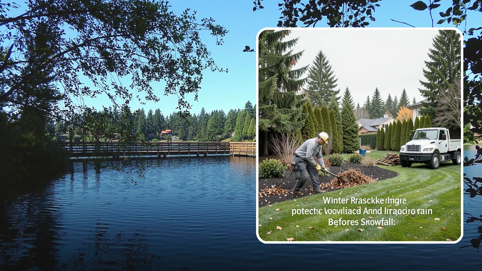 Winter Landscape Protection in Federal Way, King County, WA - We shield vulnerable plants, hardscapes, and irrigation from the wind, rain, and cold that stress Pacific Northwest landscapes in...