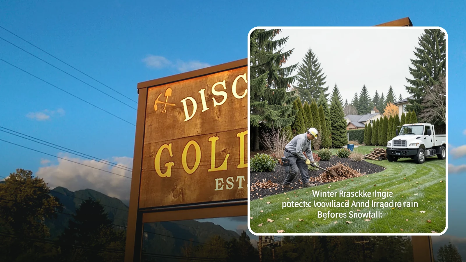 Winter Landscape Protection in Gold Bar, Snohomish County, WA - We shield vulnerable plants, hardscapes, and irrigation from the wind, rain, and cold that stress Pacific Northwest landscapes in...