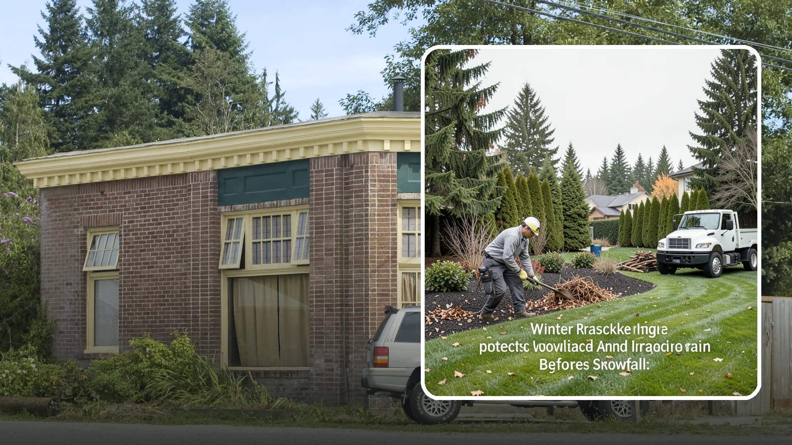 Winter Landscape Protection in Hamilton, Skagit County, WA - We shield vulnerable plants, hardscapes, and irrigation from the wind, rain, and cold that stress Pacific Northwest landscapes in...